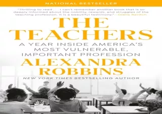 [⭐ PDF READ ONLINE ⭐]  The Teachers: A Year Inside America's Most Vulnerable, Im