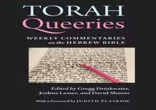 [⭐ PDF READ ONLINE ⭐] Torah Queeries: Weekly Commentaries on the Hebrew Bible