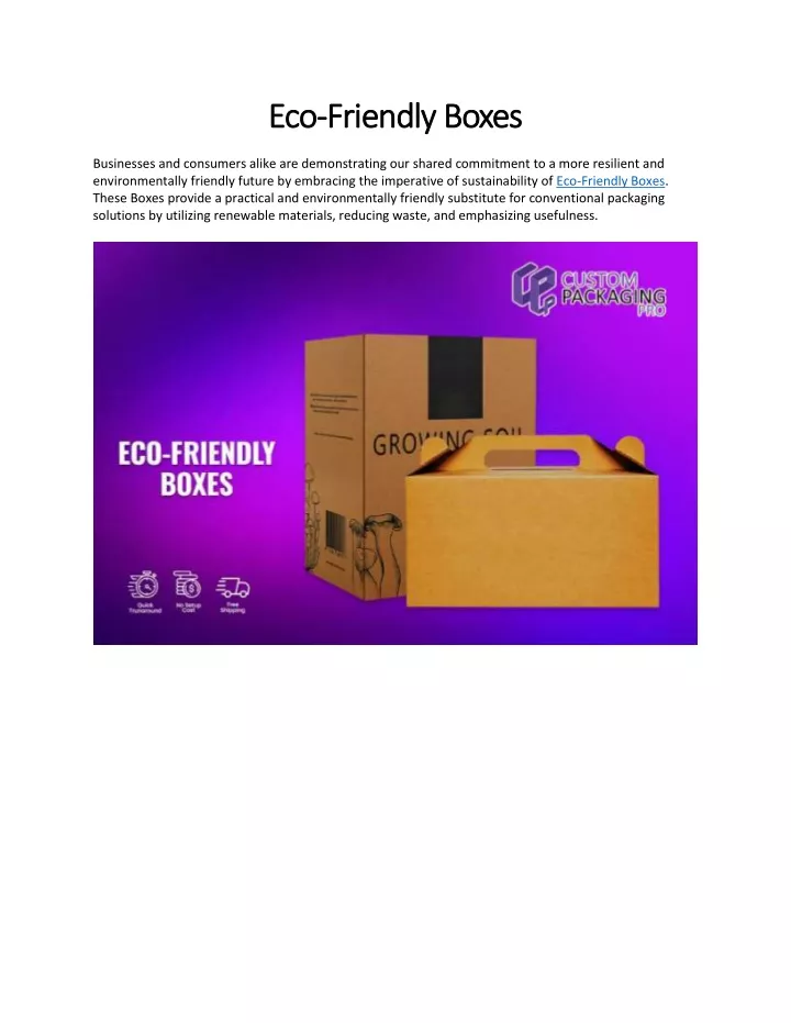 eco eco friendly boxes friendly boxes