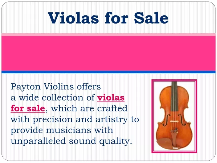 violas for sale