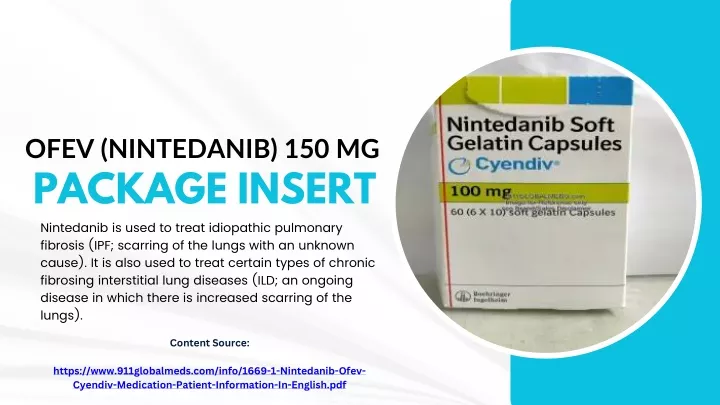 ofev nintedanib 150 mg