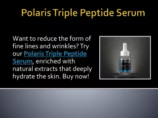 Polaris Triple Peptide Serum