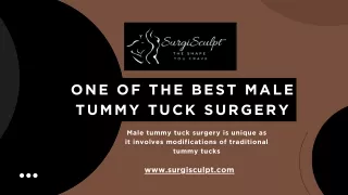 One of The Best Male Tummy Tuck Surgery- SurgiSculpt