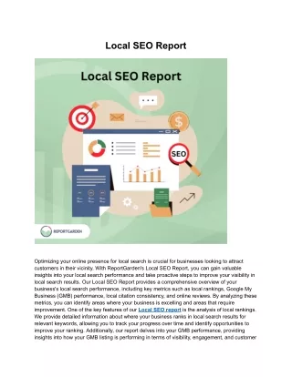 Local SEO Report