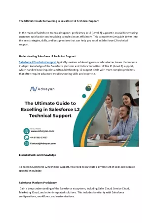 The Ultimate Guide to Excelling in Salesforce L2 Technical Support (1)