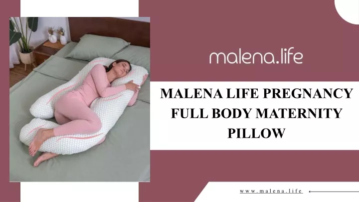malena life pregnancy full body maternity pillow