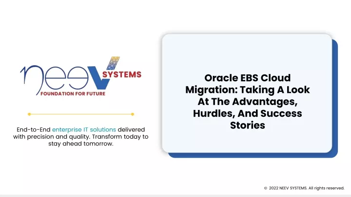 oracle ebs cloud migration taking a look at the advantages hurdles and success stories