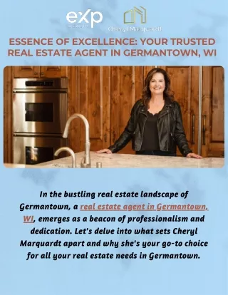 Discover Your Trusted Real Estate Agent  In Germantown, WI