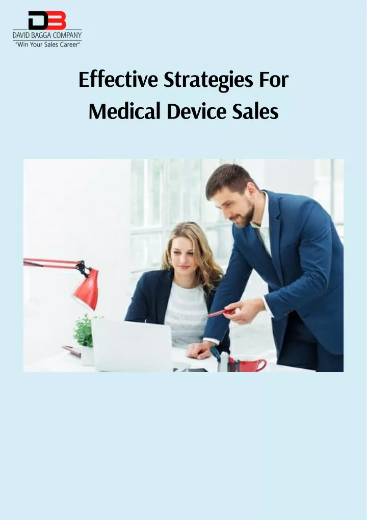 effective strategies for medical device sales