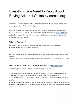 Everything You Need to Know About Buying Adderall Online by sorcez (1)