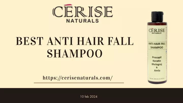 best anti hair fall shampoo