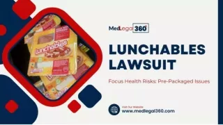 Lunchables Lawsuit Focus Health Risks Pre-Packaged Issues