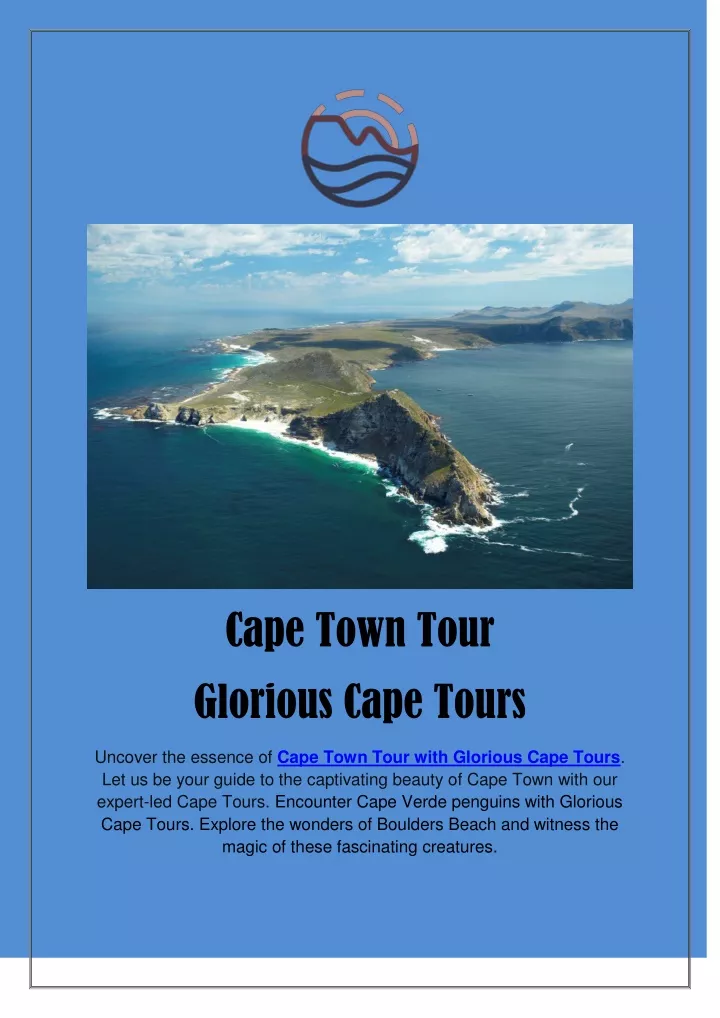 cape town tour glorious cape tours