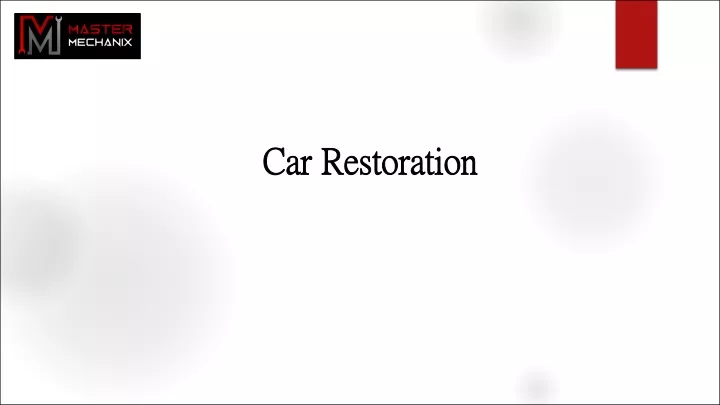 car restoration car restoration