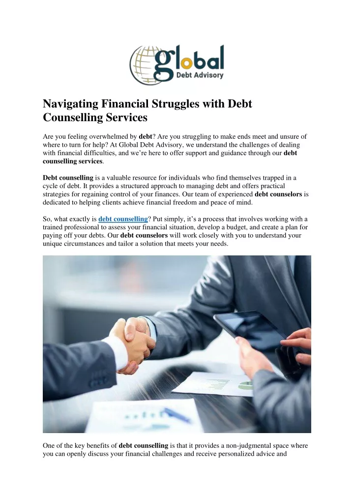 navigating financial struggles with debt
