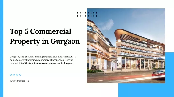 top 5 commercial property in gurgaon