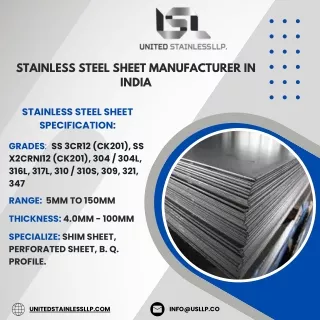 Best Sheets | Roundbars | Plates | Coils - United Stainless LLP