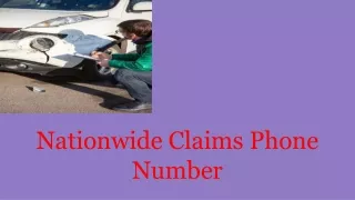 Nationwide Claims Phone Number