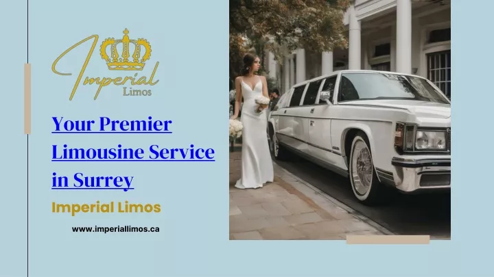 your premier limousine service in surrey