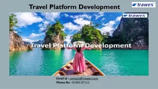 travel platform development