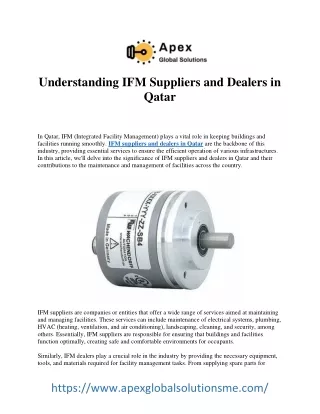 Premier IFM Suppliers and Dealers in Qatar - Enhancing Spaces, Empowering Lives