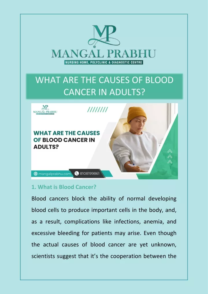 1 what is blood cancer