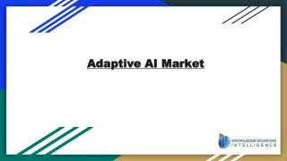 Adaptive AI Market is projected to reach US$12,534.54 million in 2029