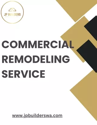 Transform Your Home with Expert Commercial Remodeling Service
