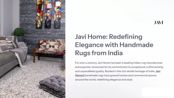 javi home redefining elegance with handmade rugs