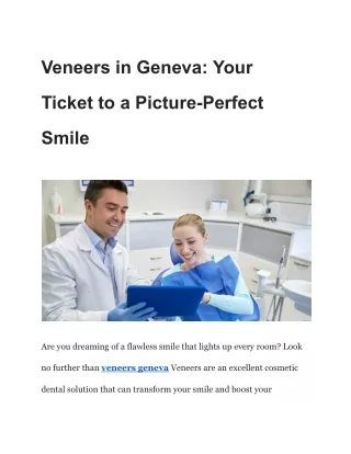 veneers in geneva your