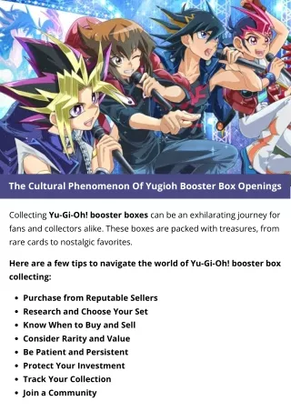 Yu-Gi-Oh! Booster Boxes Guide To Collecting