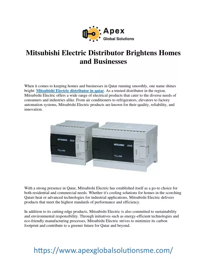 mitsubishi electric distributor brightens homes