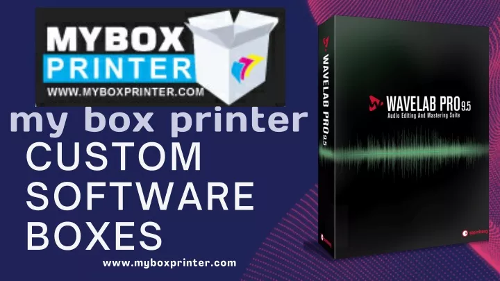 my box printer custom software boxes