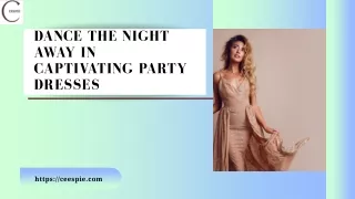 Dance the Night Away in Captivating Party Dresses