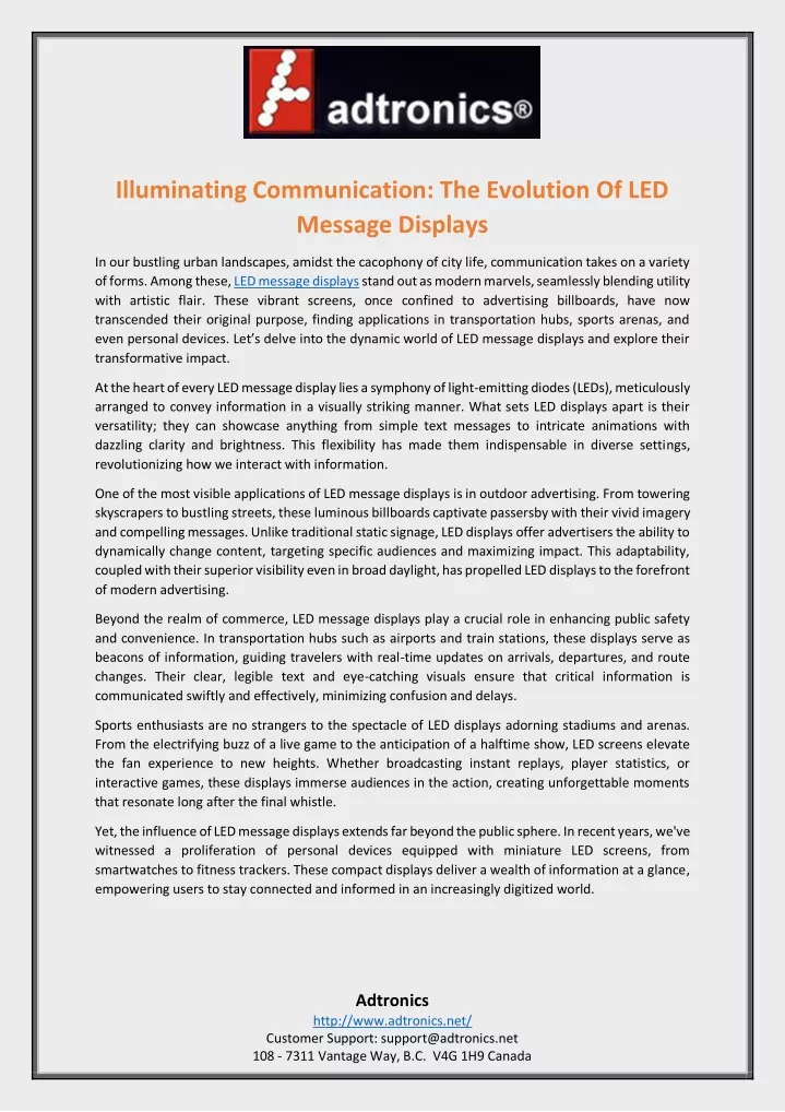 illuminating communication the evolution
