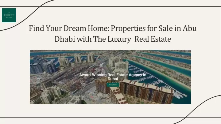 find your dream home properties for sal e i n ab u dhab i with th e luxury real estate