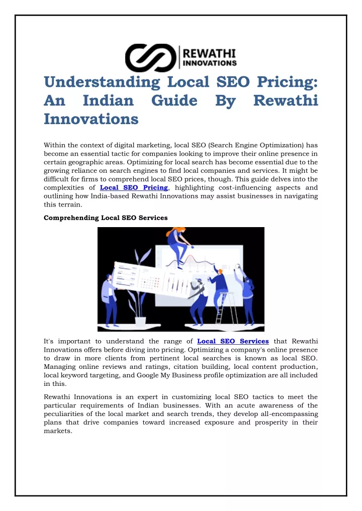 understanding local seo pricing an indian guide