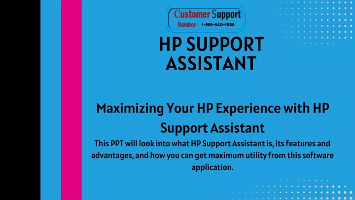 hp support assistant