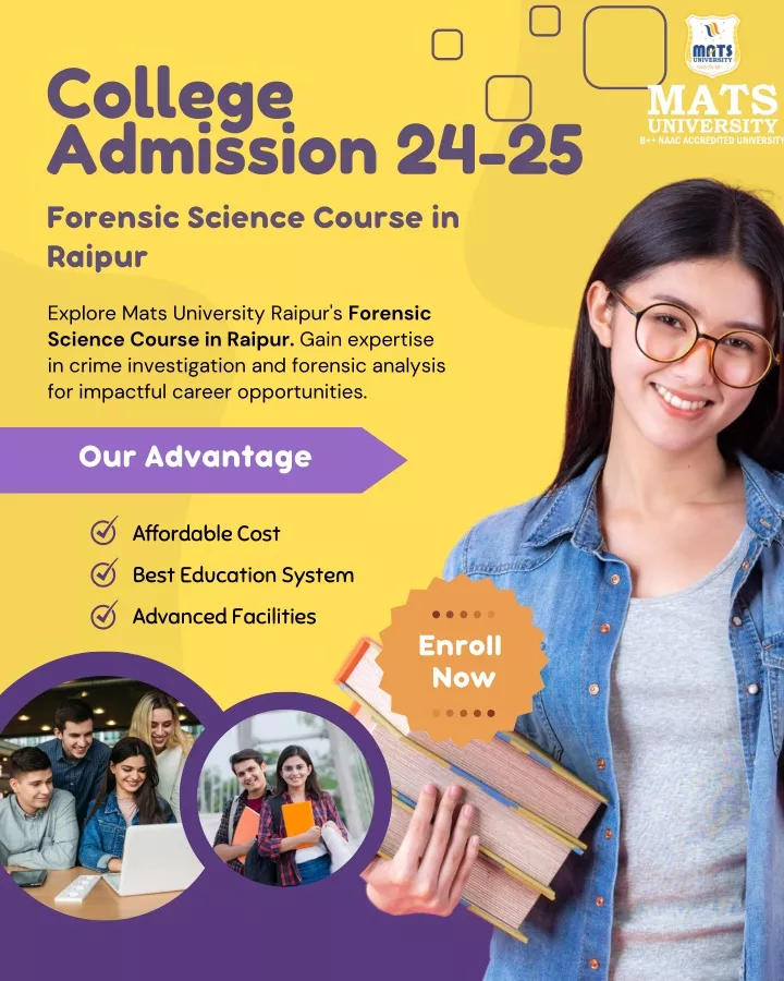 college admission 24 25 forensic science course
