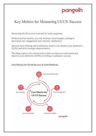 Key Metrics for Measuring UI-UX Success