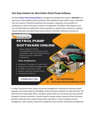 Best Petrol Pump Software Online