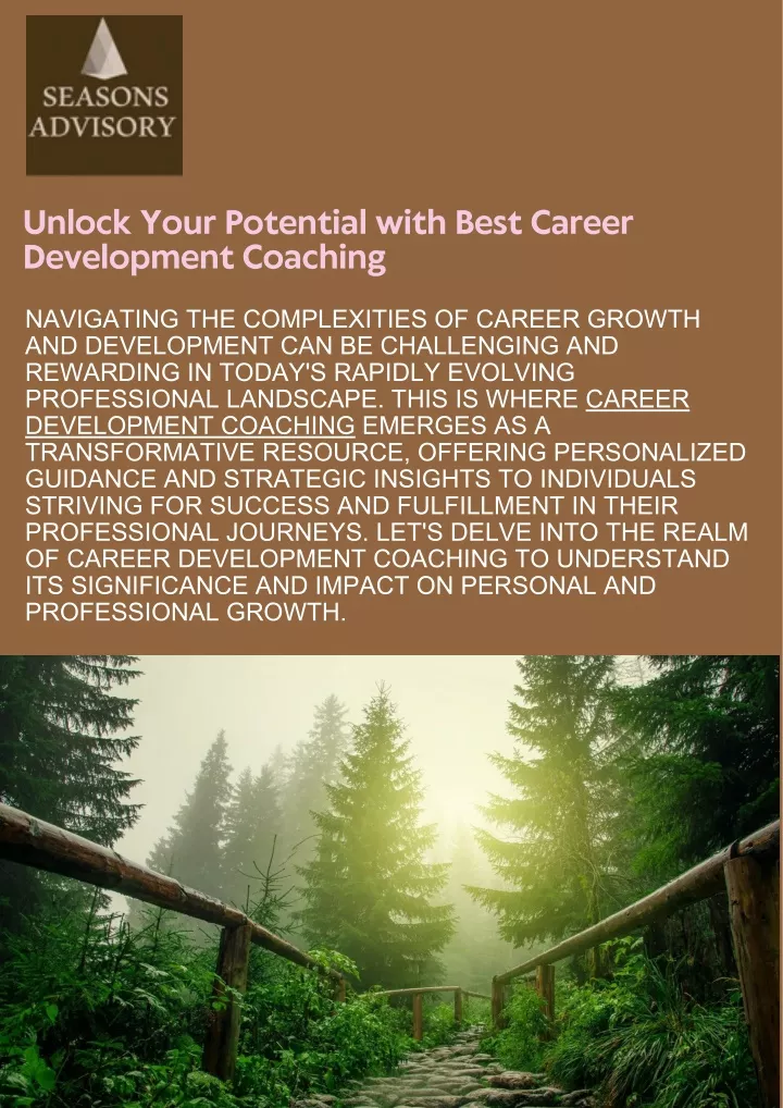 unlock your potential with best career