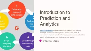 Prediction & Analytics: Strategies for Data-Driven Insights