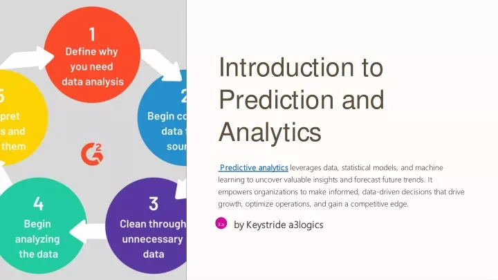 introduction to prediction and analytics