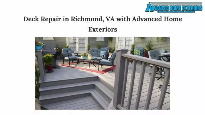 deck repair in richmond va with advanced home