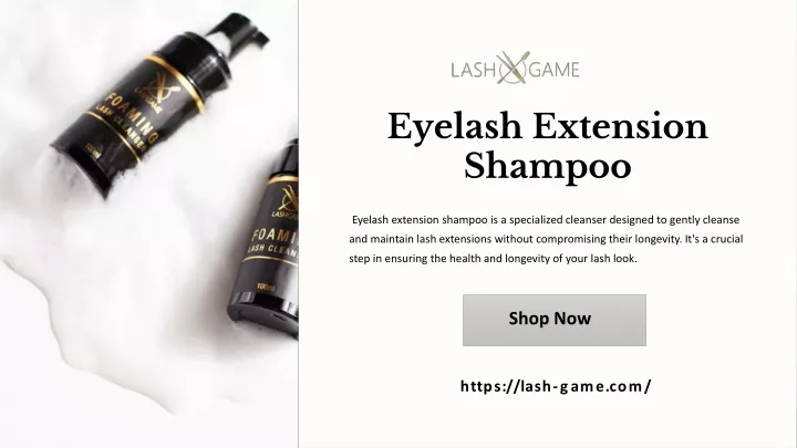 eyelash extension shampoo