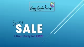 Entertainers For Kiddies Parties | Happykinderparties.com
