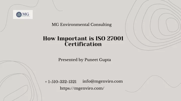 mg environmental consulting