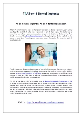All-on 4 dental implants All-on-4-dentalimplants.com