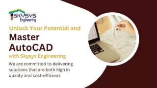 6 Month AutoCAD Industrial Training in Mohali , Chandigarh || Skysys Engineering